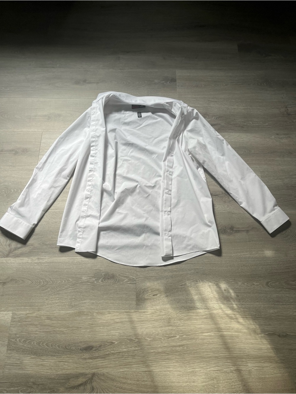 White Mens J Ferrar Button Up Shirt Size M